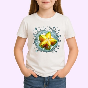 Tricou Carambola in explozie acvatica, Fructe, Copii | Dama