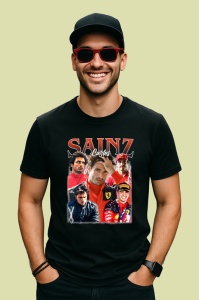 Tricou Carlos Sainz Imagine Cu Colegi Formula 1, Copii | Dama | Barbat - Img 3