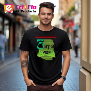 Tricou Carpati tigari romanesti ambalaj vintage cu cerb, Copii | Dama | Barbat , tricou negru - Img 10