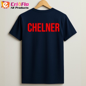 Tricou CHELNER, Personalizat | Unisex Dama si Barbat, Albastru Inchis - Img 2