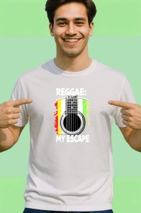 Tricou Chitara Reggae Verde Galben Rosu, Copii | Dama | Barbat - Img 2