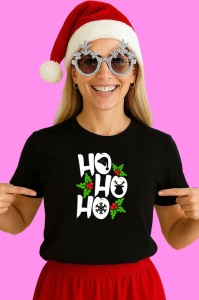 Tricou Christmas Holly Decoration, din bumbac 100% Copii | Dama | Barbat