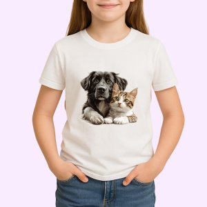 Tricou Ciobanesc Romanesc si pisica roscata legatura calda Copii | Dama | Barbat Barbat - Img 4