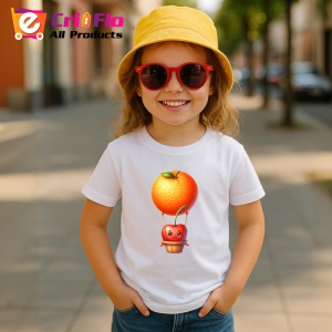 Tricou Cireasa de vara amuzanta cu baloul cu aer, Fructe, Copii | Dama - Img 4