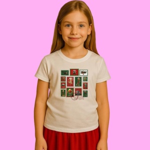 Tricou Colaj De Imagini Cu Tralalero Tralal Diferite Personaje Craciun, din bumbac 100%, tricou alb, Copii | Dama | Barbat - Img 2