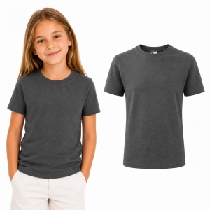 Tricou copii 100% bumbac,pentru fete și băieți 160 gm/², 32 nuanțe, mărimi 4–12 ani - Img 14
