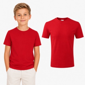 Tricou copii 100% bumbac,pentru fete și băieți 160 gm/², 32 nuanțe, mărimi 4–12 ani - Img 24