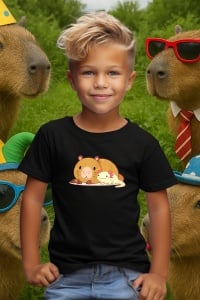 Tricou copii Capybara - Axolotl - Img 5