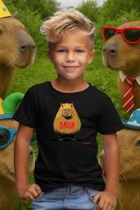 Tricou copii Capybara - Bruhh - Img 5