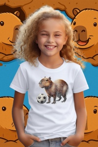 Tricou copii Capybara - fotbalist - Img 2