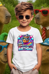 Tricou copii Capybara - It's my birthday - Img 3
