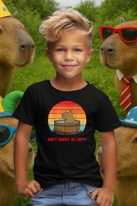 Tricou copii Capybara - Jacuzzi - Img 5