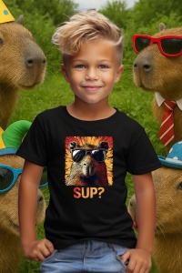 Tricou copii Capybara - Sup? - Img 5