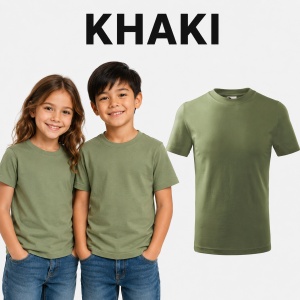 Tricou Copii Clasic Basic Kids, Băiat/Fată, Bumbac 100% Confortabil, 160 g/m², Mărimi 4–12 ani - Img 24