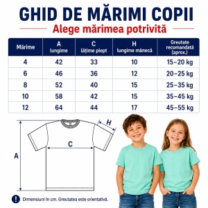 Tricou Copii Classic New Malfini – 100% Bumbac, Mânecă Scurtă, Fete și Băieți, 18 Culori - Img 4