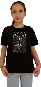 Tricou copii cu formatia AESPA , din bumbac 100% - Img 2