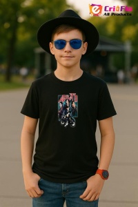Tricou copii cu formatia AGUST D , din bumbac 100% - Img 5