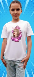 Tricou copii cu formatia BLACK PINK JISOO , din bumbac 100% - Img 7