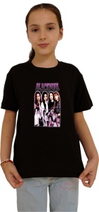 Tricou copii cu formatia BLACK PINK ROSE , din bumbac 100% - Img 2