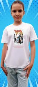 Tricou copii cu formatia BTS 10 , din bumbac 100% - Img 7