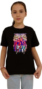 Tricou copii cu formatia BTS 4 , din bumbac 100% - Img 2