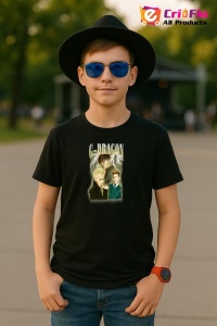 Tricou copii cu formatia G-DRAGON , din bumbac 100% - Img 6