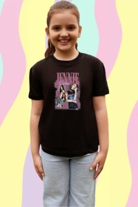 Tricou copii cu formatia JENNIE , din bumbac 100% - Img 4