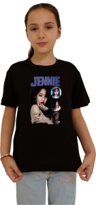 Tricou copii cu formatia JENNIE KIM , din bumbac 100%