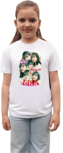 Tricou copii cu formatia LISA 4 , din bumbac 100% - Img 1