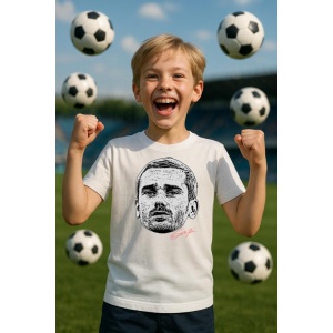 Tricou Copii cu Fotbalistul Antoine Griezmann - Atletico Madrid - Img 6
