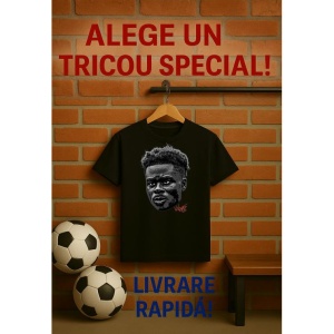 Tricou Copii cu Fotbalistul Bukayo Saka - Arsenal FC - Img 6