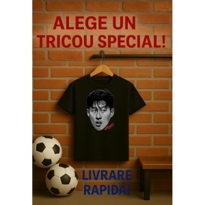 Tricou Copii cu Fotbalistul Son Heung - min - Tottenham Hotspur - Img 5
