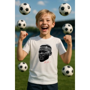 Tricou Copii cu Fotbalistul Victor Boniface - Bayer Leverkusen - Img 7