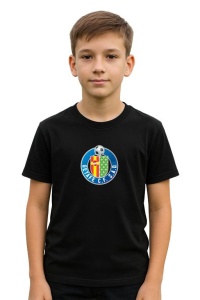 Tricou copii cu logo stema Getafe logo Spania, din bumbac 100% - Img 2