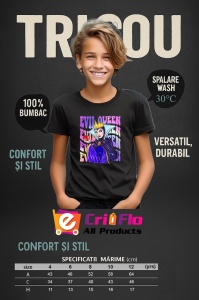 Tricou Copii din bumbac 100%, personalizat cu personajul Evil Queen 1 - Img 9