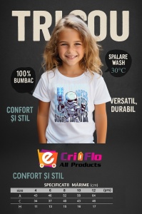 Tricou Copii din bumbac 100%, personalizat cu personajul Storm Trooper - Img 4