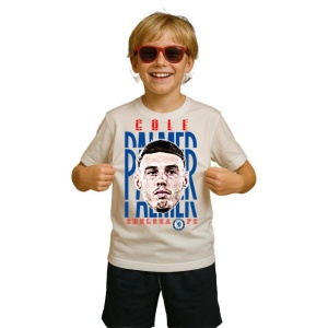 Tricou Copii din bumbac cu fotbalistul Cole Jermaine Palmer-Chelsea FC - Img 3