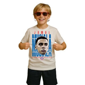 Tricou Copii din bumbac cu fotbalistul Jamal Musiala-Bayern Munchen - Img 3