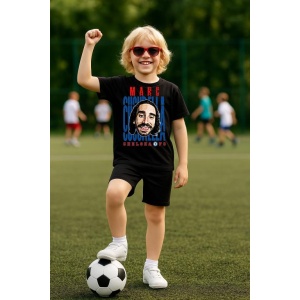 Tricou Copii din bumbac cu fotbalistul Marc Cucurella Saseta-Chelsea FC - Img 5