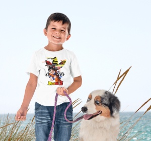 Tricou copii din bumbac personalizat haios cu Goku - Cadou - Img 2