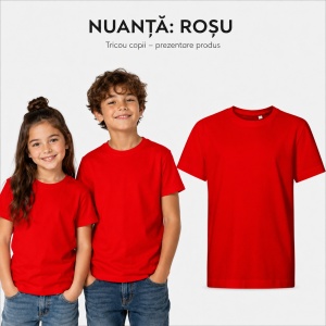 Tricou Copii Edge Malfini – 100% Bumbac, Confortabil, Fete și Băieți, 6 Culori - Img 16