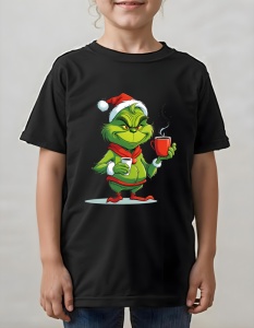 Tricou copii - GRINCHY COFFEE - Img 2