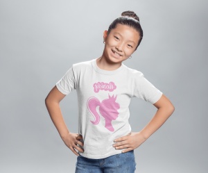Tricou copii haios personalizat - Princess - din bumbac, personalizat - Cadou