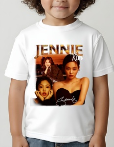 Tricou copii - Jennie Kim - KPOP, stil, muzică, idol, cultură, pop, trendy, grup, fanbase, Korea - Img 2