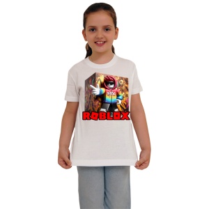 Tricou Copii Roblox Aruncatorul De Lava din bumbac 100% - Img 2