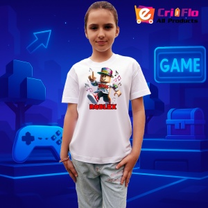 Tricou Copii Roblox Blender De Vibe din bumbac 100% - Img 7