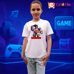 Tricou Copii Roblox Glitch Runner din bumbac 100% - Img 8