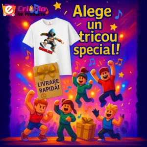 Tricou Copii Roblox Lovitura Urbana din bumbac 100% - Img 10