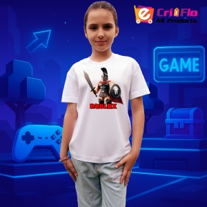 Tricou Copii Roblox Regele Sabiilor din bumbac 100%