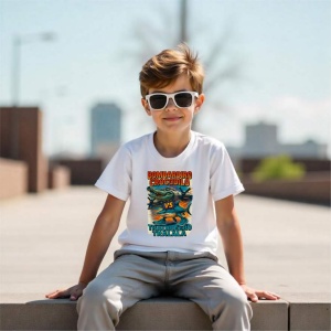 Tricou Copii Tralalelo Tra la la Bombardiro Crocodilo VS Tralalero Tralala - Italian Brainrot T-Shirt